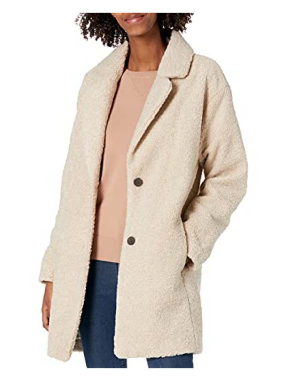 Teddy Bear Fleece Oversized Lapel Jacket Sherpa Coat
